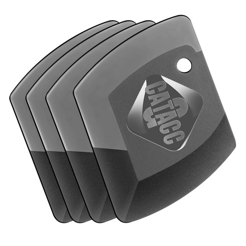 Pan Scrapers, Durable Pot Scraper, Pan Scraper Tools, Dish Scraper, 2 in 1 Plastic & Silicone Cast Iron Scraper for Kitchen Cleaning, Nonstick Pans - Pack of 4