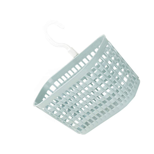 DOITOOL Kitchen Sink Faucet Sink Candy Drain Rack Basket Hanging Rotatable Storage Basket Shower Lotion Shampoo Basket for Home Kitchen Bathroom soap Holder Blue Plastic Shower Hanging Hamper