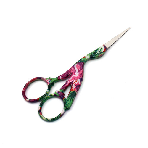 OdontoMed2011 4.5" Stainless Steel Sharp TIP Classic Stork Scissors Crane Design Sewing Scissors Dressmaker Shears Scissors for Embroidery, Craft, Needle Work, Art Work & Everyday USE BTS-159