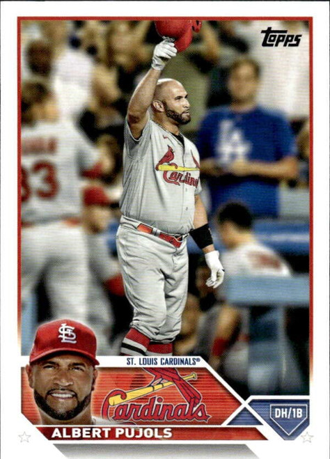 2023 TOPPS #5 ALBERT PUJOLS ST. LOUIS CARDINALS BASEBALL OFFICIAL TRADING CARD OF THE MLB 2023 TOPPS #5 ALBERT PUJOLS ST. LOUIS CARDINALS BASEBALL OFFICIAL TRADING CARD OF THE MLB