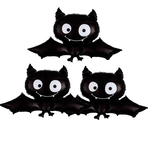 3 Pcs Halloween Bat Balloons Bat Foil Balloons for Halloween Party Decorations Halloween Balloons Foil for Spooky Theme Halloween Party Supplies 3 Pcs Halloween Bat Balloons Bat Foil Balloons for Halloween Party Decorations Halloween Balloons Foil for Spooky Theme Halloween Party Supplies
