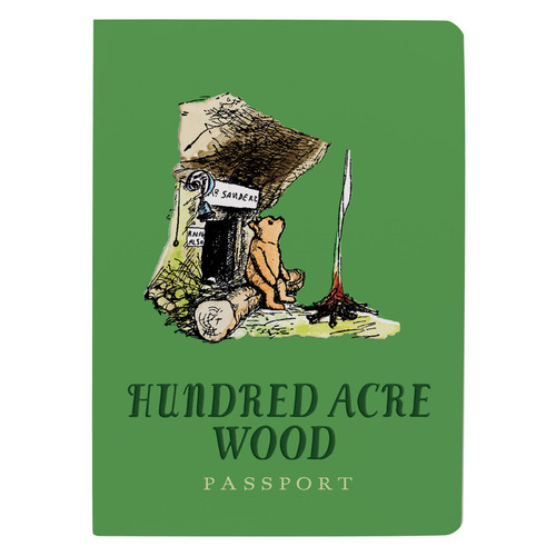 Winnie-the-Pooh Passport to the Hundred Acre Wood Mini Notebook