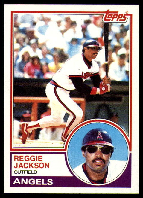 1983 Topps #500 Reggie Jackson NM-MT California Angels Baseball