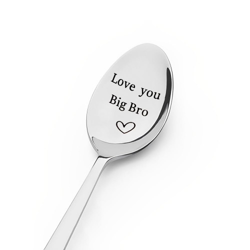 Best Brother Gifts from Sister Funny Brother Coffee Tea Spoon Gifts for Brother Christmas Birthday Gift for Big Brother Gifts for Men Brother in Law Love You Big Bro Spoon for Coffee Tea Ice Cream Best Brother Gifts from Sister Funny Brother Coffee Tea Spoon Gifts for Brother Christmas Birthday Gift for Big Brother Gifts for Men Brother in Law Love You Big Bro Spoon for Coffee Tea Ice Cream