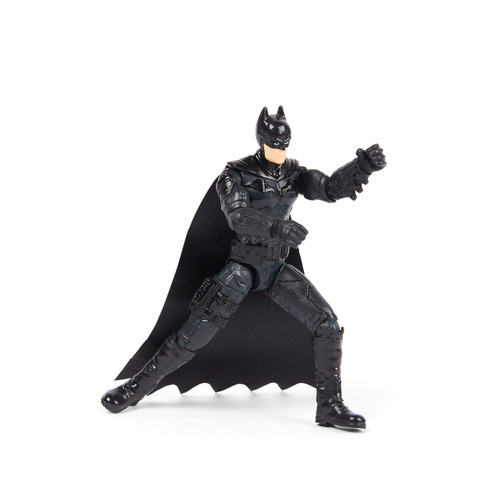 DC Comics, Batman 10cm Action Figure with 3 Accessories and Mystery Card, The Batman Movie Collectible Kids Toys for Boys and Girls Ages 3 and up