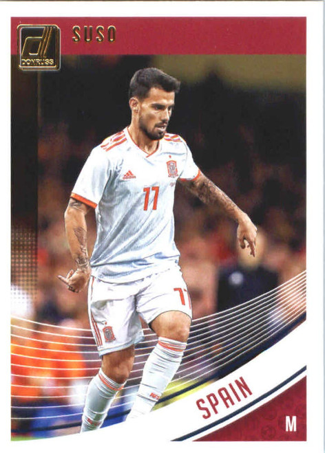 2018-19 Donruss #164 Suso Spain Soccer Trading Card