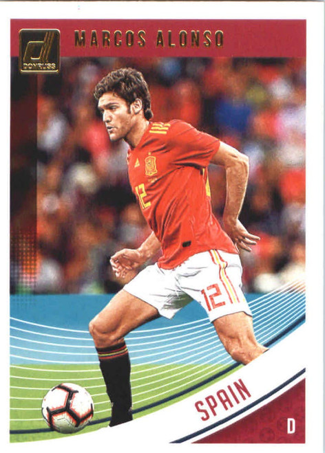 2018-19 Donruss #166 Marcos Alonso Spain Soccer Trading Card