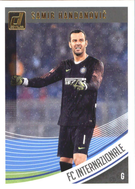 2018-19 Donruss #36 Samir Handanovic FC Internazionale Soccer Trading Card