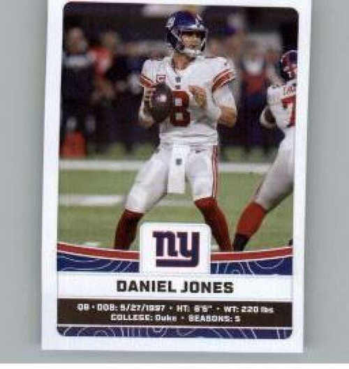 2023 Panini Stickers #322 Daniel Jones New York Giants Official Thin Mini Sticker NFL Football Trading Card 2023 Panini Stickers #322 Daniel Jones New York Giants Official Thin Mini Sticker NFL Football Trading Card