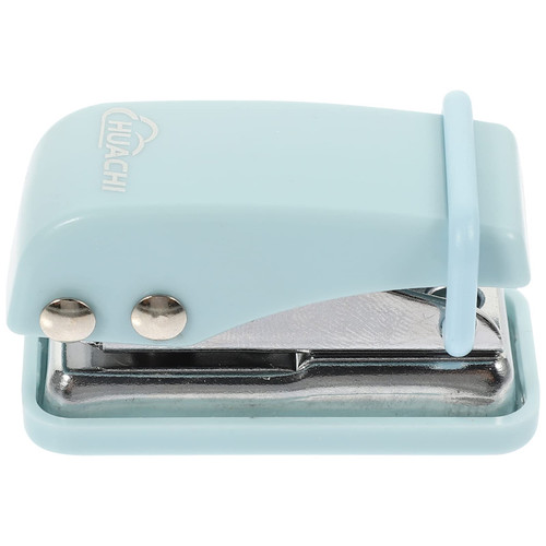 Operitacx Hole Punch Staple Free Stapler Metal Stapler Compact Stapler Stapless Stapler Desk Stapler Stand up Stapler Mini Stapler Mini Essentials Plastic Desktop Office School Supplies