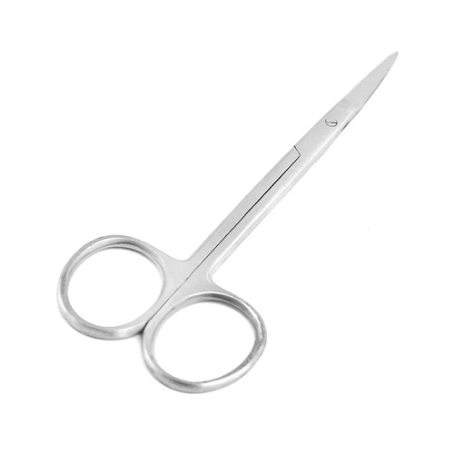 DDP PREMIUM GRADE IRIS SCISSORS 4.5" CURVED AUTOCLAVABLE STAINLESS STEEL SATIN FINISH