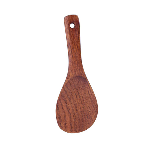 TIDTALEO rice paddle wood spoon Rice Serving Spoon Rice Spatula rice scooper plastic rice plastic spoon dinner serving spoon kitchen spoon Wooden non stick rice cooker