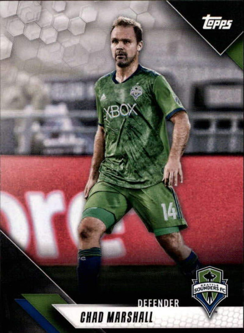 2019 Topps MLS #133 Chad Marshall Seattle Sounders FC Soccer Trading Card