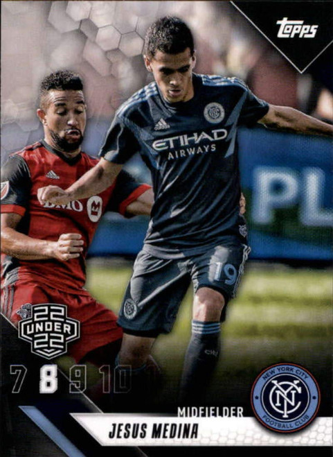 2019 Topps MLS #162 Jesus Medina New York City FC Soccer Trading Card