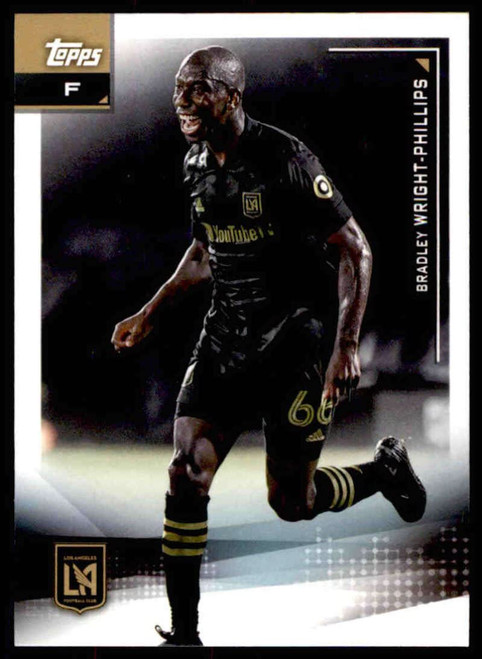 2021 Topps MLS #3 Bradley Wright-Phillips LAFC Soccer Futbol Trading Card