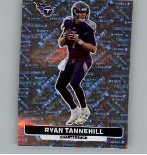 2023 Panini Stickers #224 Ryan Tannehill FOIL Tennessee Titans Official Thin Mini Sticker NFL Football Trading Card