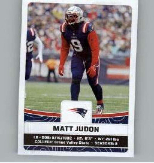 2023 Panini Stickers #90 Matt Judon New England Patriots Official Thin Mini Sticker NFL Football Trading Card 2023 Panini Stickers #90 Matt Judon New England Patriots Official Thin Mini Sticker NFL Football Trading Card