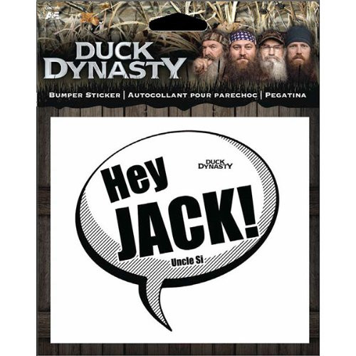 Duck Dynasty 6x7 Bumper Sticker/Decal- "Hey Jack"