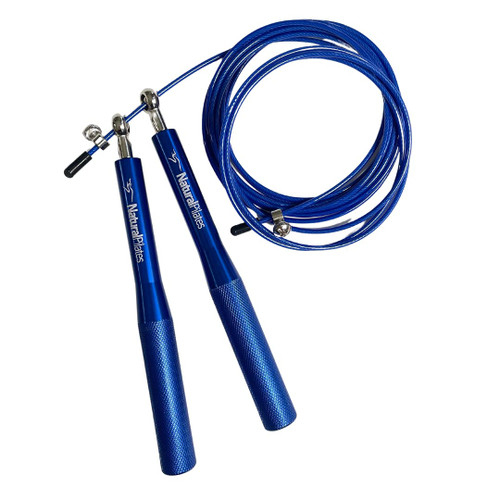 Natural Pilates Adjustable Jump Rope for Cardio workouts | Ideal for Aerobic Cardio Exercise | Speed Skipping Rope | JumpIig rope for Home Exercise & Slim Body| Speed Jump Rope for Workout