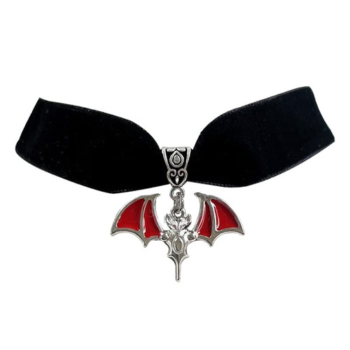 Bat Necklace for Women Flying Bat Pendant Necklace Gothic Necklace Punk Bat Choker Necklace Vintage Bat Necklace Halloween Jewelry Gifts for Women Men(Red) Bat Necklace for Women Flying Bat Pendant Necklace Gothic Necklace Punk Bat Choker Necklace Vintage Bat Necklace Halloween Jewelry Gifts for Women Men(Red)