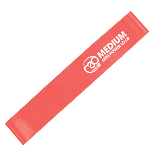 Fitness Mad Unisex's Mini Power Loop Medium Resistance, Red