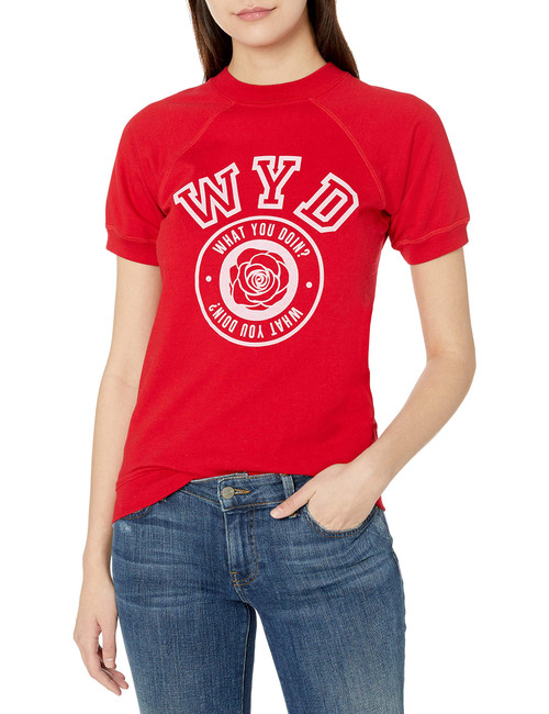 Freeze Junior's What You Doin Short Sleeve Sweatshirt, red, Small