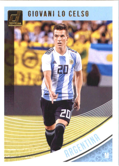 2018-19 Donruss #92 Giovani Lo Celso Argentina Soccer Trading Card