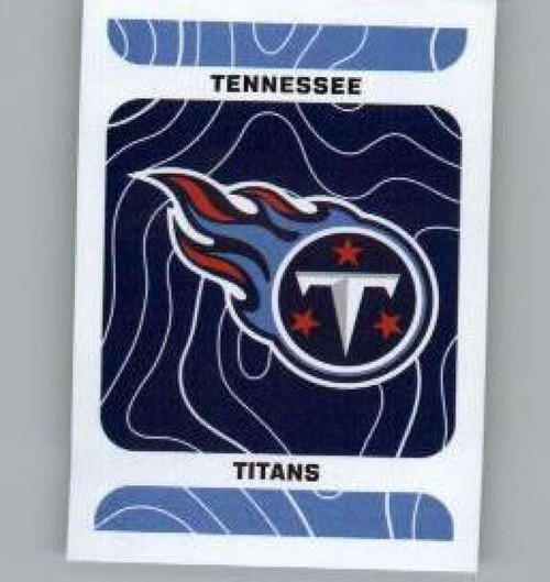 2023 Panini Stickers #222 Team Logo Tennessee Titans Official Thin Mini Sticker NFL Football Trading Card