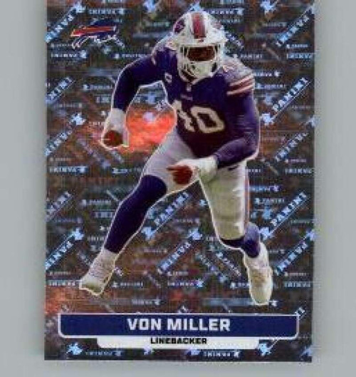 2023 Panini Stickers #48 Von Miller FOIL Buffalo Bills Official Thin Mini Sticker NFL Football Trading Card