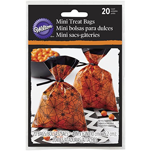 Wilton Orange & Black Halloween Treat Bags 20-Count