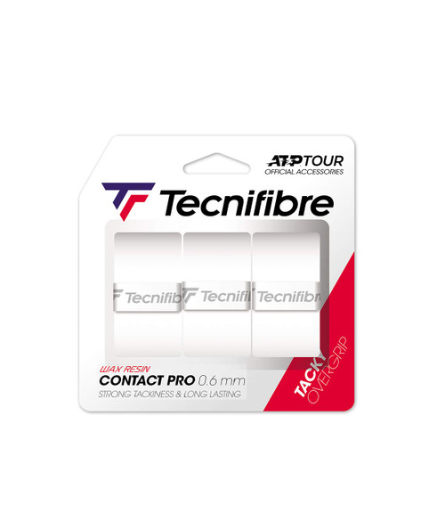 Tecnifibre Contact Pro Overgrip; 0.6mm / Pack of 3