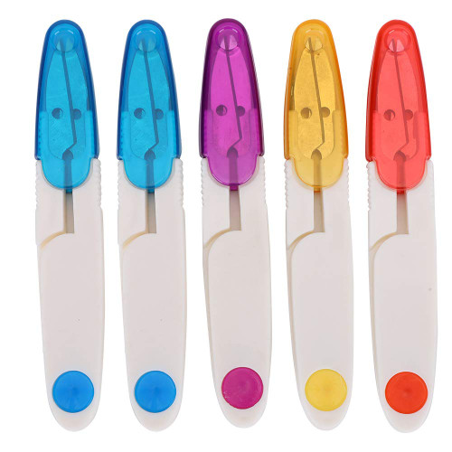 5pcs Thread Snips, Thread Cutter Scissors Clipper Snips with Sheath Cover Sewing Scissors Thread Scissors Clipper Nippers for Sewing Embroidery Knitting 5pcs Thread Snips, Thread Cutter Scissors Clipper Snips with Sheath Cover Sewing Scissors Thread Scissors Clipper Nippers for Sewing Embroidery Knitting