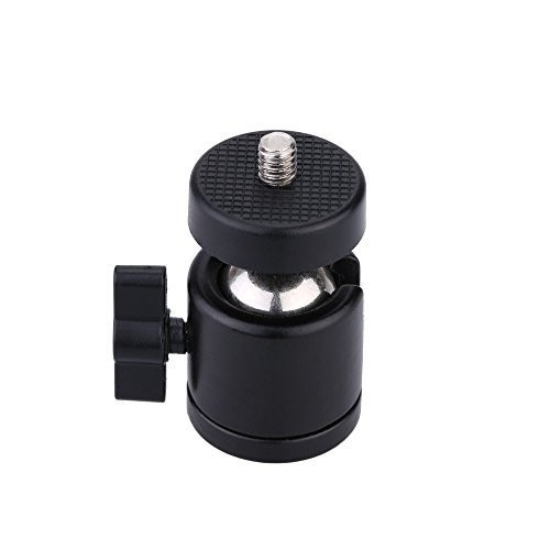 Mosuch Tripod Mini Ball Head for DSLR Camera Camcorder Light Bracket Swivel 1/4" Screw