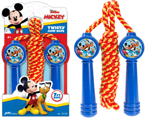 Disney Mickey Minnie & Stitch Kids Jump Rope for Girls (1 Rope Mickey) Indoor Outdoor Playset Skipping Jumping Rope for Kids Children Adults Outdoor Fun Toy & Fitness. Game Mickey-7822-1
