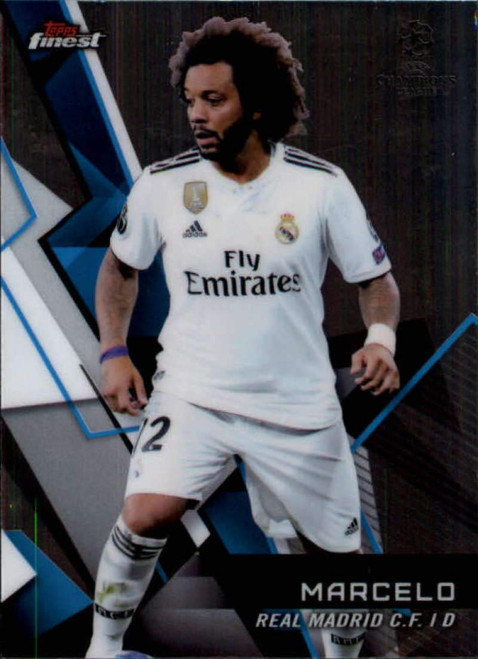 2018-19 Finest UEFA Champions League #47 Marcelo Real Madrid C.F. Soccer Trading Card
