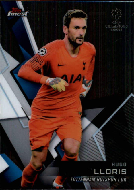 2018-19 Finest UEFA Champions League #8 Hugo Lloris Tottenham Hotspur Soccer Trading Card