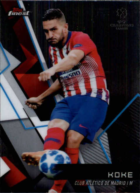 2018-19 Finest UEFA Champions League #98 Koke Club Atletico De Madrid Soccer Trading Card 2018-19 Finest UEFA Champions League #98 Koke Club Atletico De Madrid Soccer Trading Card