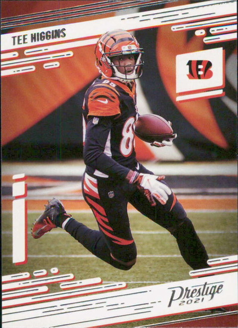 2021 Panini Prestige #70 Tee Higgins Cincinnati Bengals NFL Football Trading Card