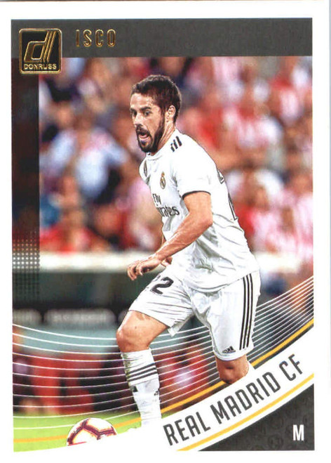 2018-19 Donruss #27 Isco Real Madrid CF Soccer Trading Card