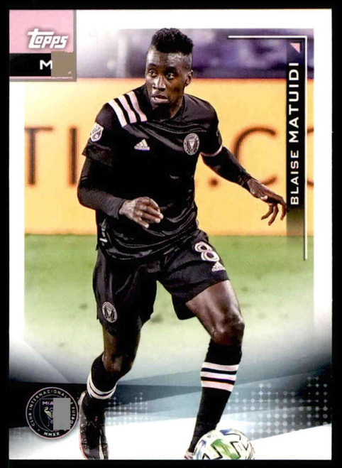 2021 Topps MLS #23 Blaise Matuidi Inter Miami CF Soccer Futbol Trading Card