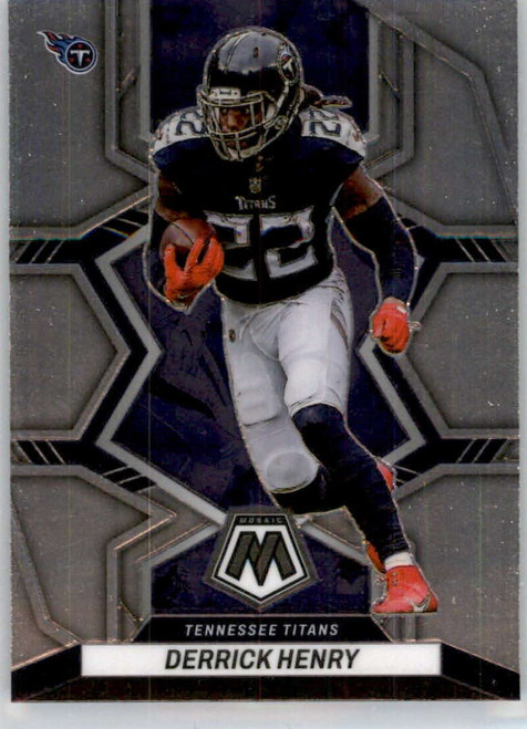 2022 Panini Mosaic #190 Derrick Henry Tennessee Titans NFL Football Trading Card