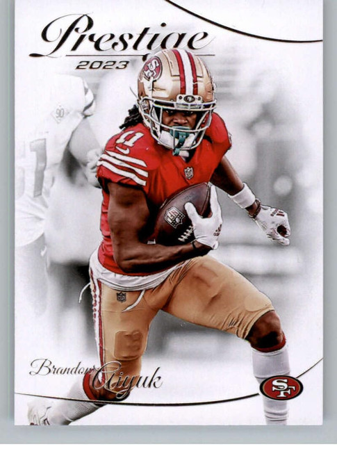 2023 Panini Prestige #255 Brandon Aiyuk San Francisco 49ers NFL Football Trading Card 2023 Panini Prestige #255 Brandon Aiyuk San Francisco 49ers NFL Football Trading Card