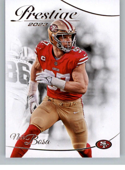 2023 Panini Prestige #261 Nick Bosa San Francisco 49ers NFL Football Trading Card 2023 Panini Prestige #261 Nick Bosa San Francisco 49ers NFL Football Trading Card