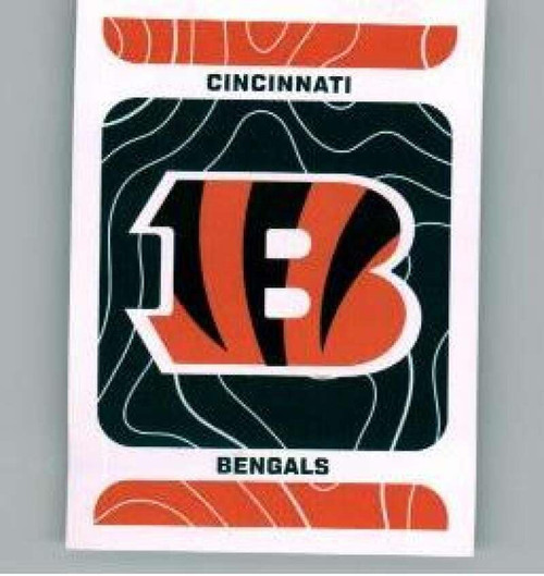 2023 Panini Stickers #126 Team Logo Cincinnati Bengals Official Thin Mini Sticker NFL Football Trading Card 2023 Panini Stickers #126 Team Logo Cincinnati Bengals Official Thin Mini Sticker NFL Football Trading Card