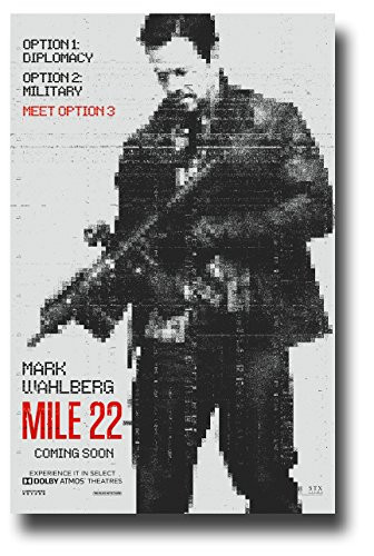 Mile 22 Poster Movie Promo 11 x 17 inches Mark Wahlberg Main