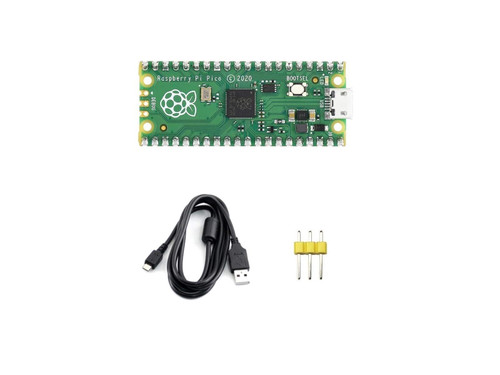 Ingcool Raspberry Pi Pico Microcontroller Board with Pre-soldered Header Low-Cost, High-Performance,Based on RP2040 Chip, Dual-core Arm Cortex M0+ Processor,Flexible Clock Running up to 133 MHz