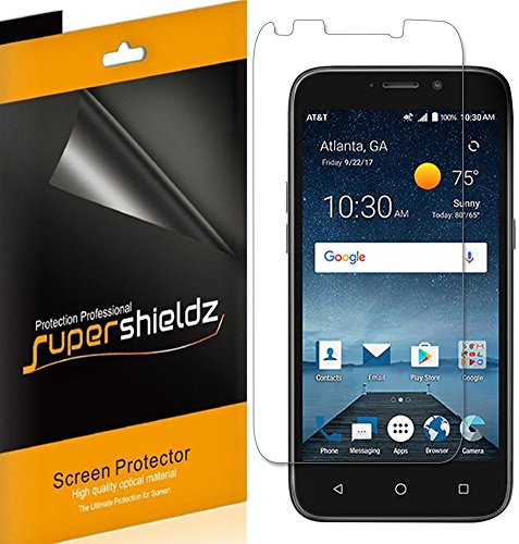[6-Pack] Supershieldz for ZTE Overture 3 Screen Protector, High Definition Clear Shield + Lifetime Replacement