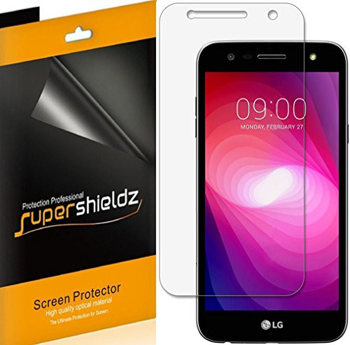 Supershieldz [6-Pack] for LG X Charge Screen Protector, Anti-Bubble High Definition Clear Shield + Lifetime Replacement