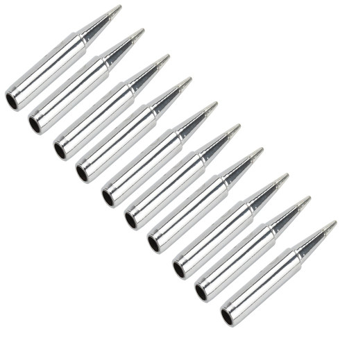 Highmoor 10 PC Hakko 900M-T-B Soldering Solder Iron Tips Replacement for Hakko, Radio Shack, TENMA, ATTEN, QUICK, Aoyue, Yihua Soldering Station Tool