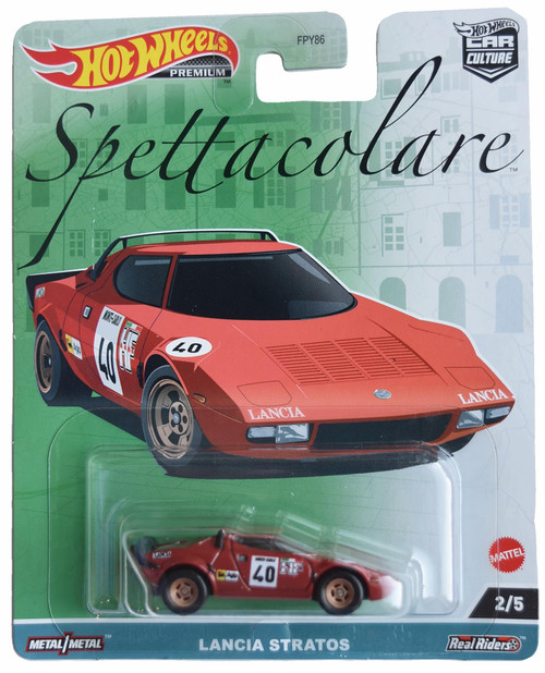 Hot Wheels Lancia Stratos, Car Culture Spettacolare [red] 2/5